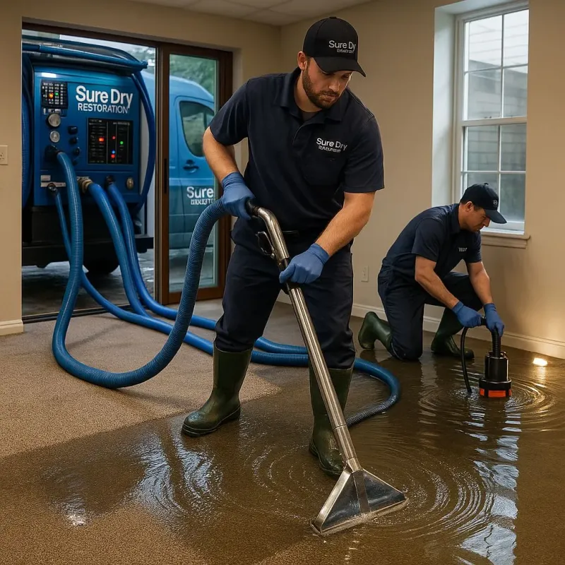 Water Extraction and Removal process in Midtown, TN